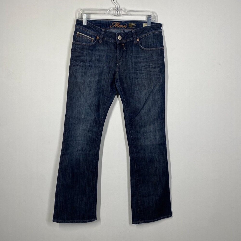 Mavi Jeans Women 29X32 Blue Denim Zoe Mid-Rose Boot-cut